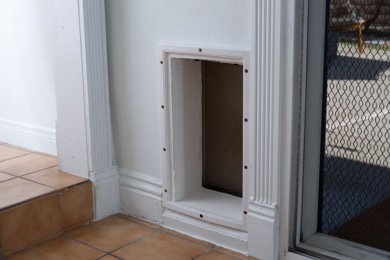 Cat Door Installation detail