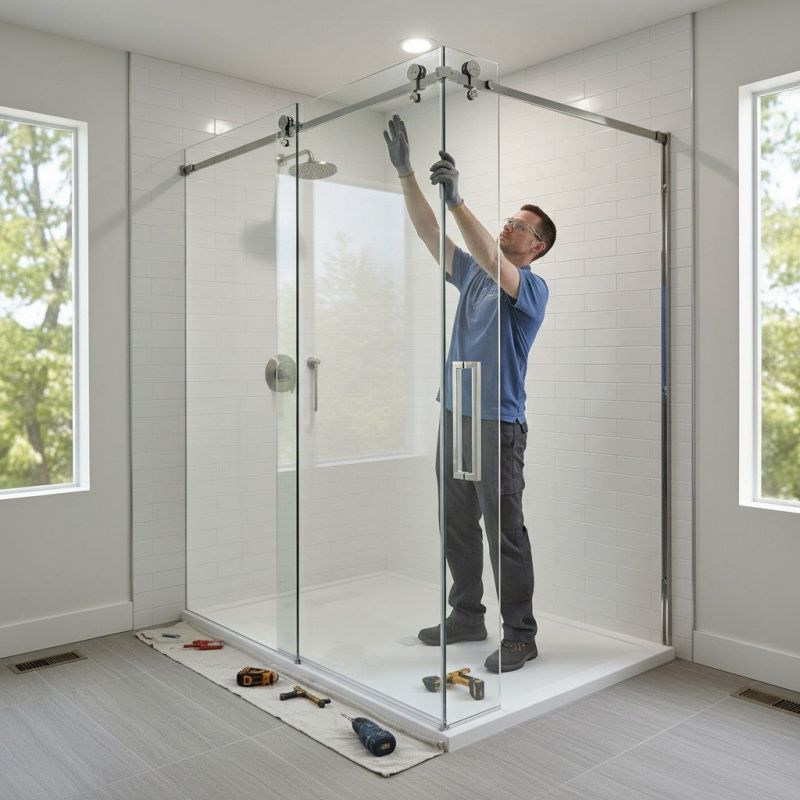 Glass Shower Installation